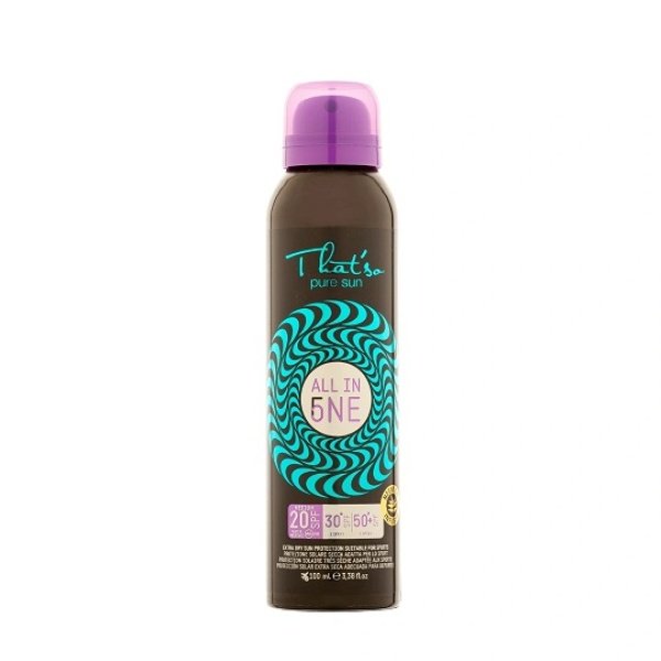 ALL IN ONE SPORT SPF 20/30*/50+* spray z filtrem UV dla uprawiających sport